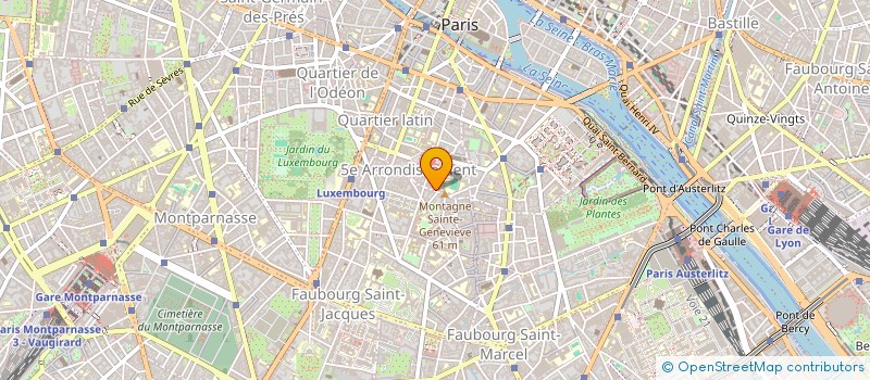 localisation de l'entreprise COPR 14 RUE DE L ESTRAPADE 75005 PARIS  PARIS