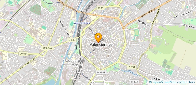localisation de l'entreprise COPR. 14 RUE DE LA VIEILLE POISSONNERIE VALENCIENNES à VALENCIENNES