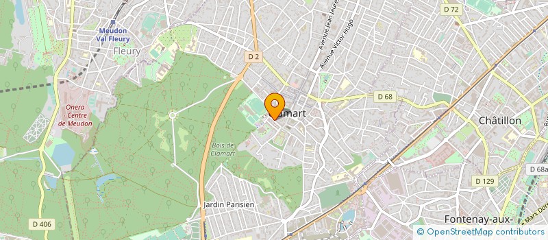 localisation de l'entreprise COPR 14 RUE FILLASSIER 92 CLAMART  CLAMART