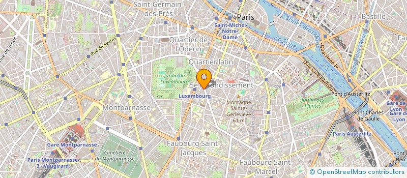 localisation de l'entreprise COPR 14 RUE GAY LUSSAC 75005 PARIS  PARIS