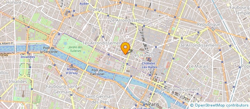 localisation de l'entreprise COPR 14 RUE JEAN JACQUES ROUSSEAU 75001 PARIS  PARIS