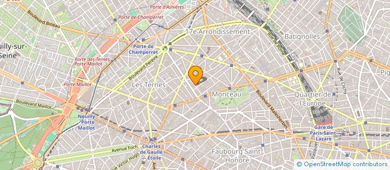 localisation de l'entreprise COPR 14 RUE LEON JOST 75017  PARIS