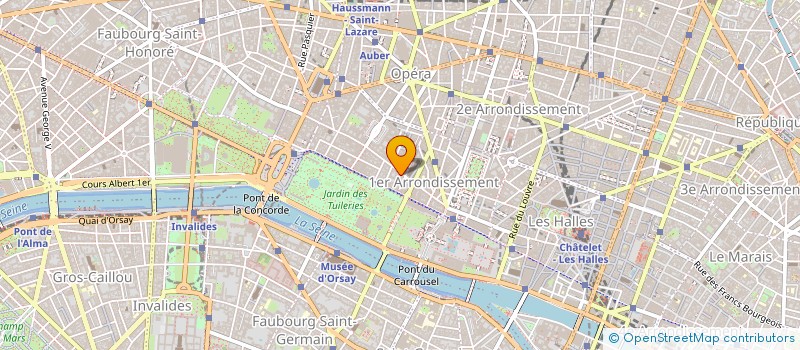localisation de l'entreprise COPR 14 RUE MOLIERE 75001 PARIS à PARIS