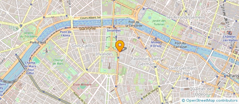 localisation de l'entreprise COPR 142 B RUE DE GRENELLE 75007 P  PARIS