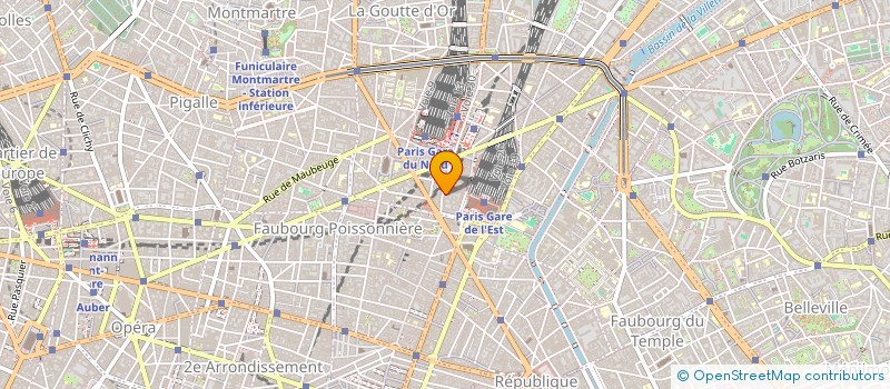 localisation de l'entreprise COPR 142 RUE DU FG ST DENIS 75010 PARIS  PARIS