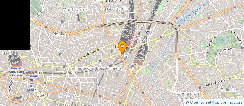 localisation de l'entreprise COPR 142 RUE LA FAYETTE 75010 PARIS  PARIS