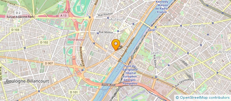 localisation de l'entreprise COPR 144 AV DE VERSAILLES  PARIS