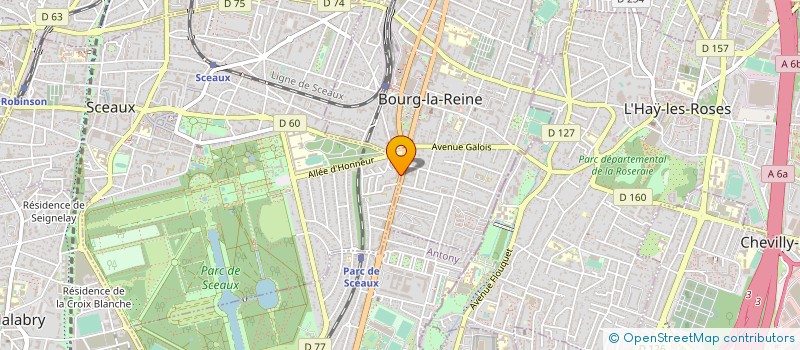 localisation de l'entreprise COPR 144 AV GAL LECLERC 92330 SCEAUX à SCEAUX