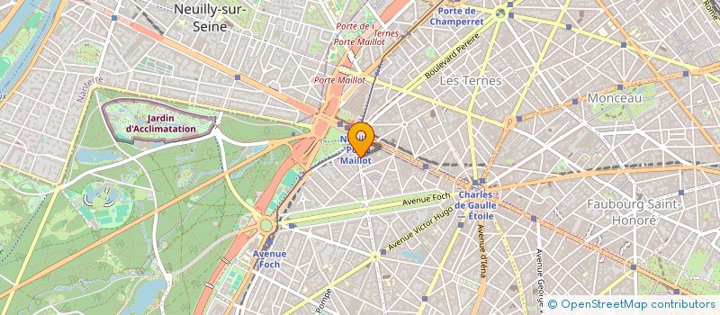localisation de l'entreprise COPR. 148 AV. DE MALAKOFF  PARIS