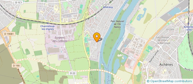 localisation de l'entreprise COPR 148 RUE DU GENERAL LECLERC 78570 ANDRESY  ANDRESY