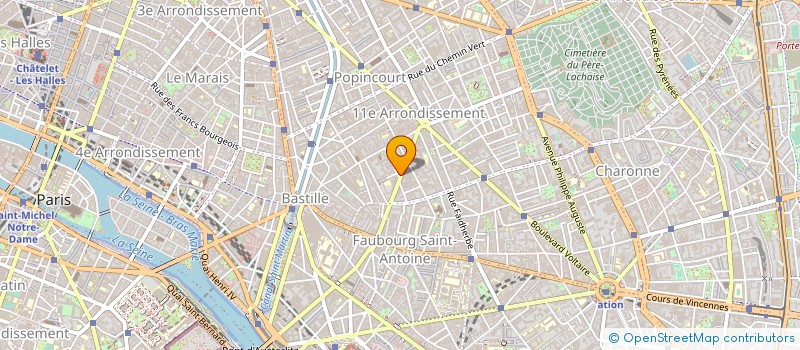 localisation de l'entreprise COPR 149 AV LEDRU ROLLIN 75011 PARIS  PARIS