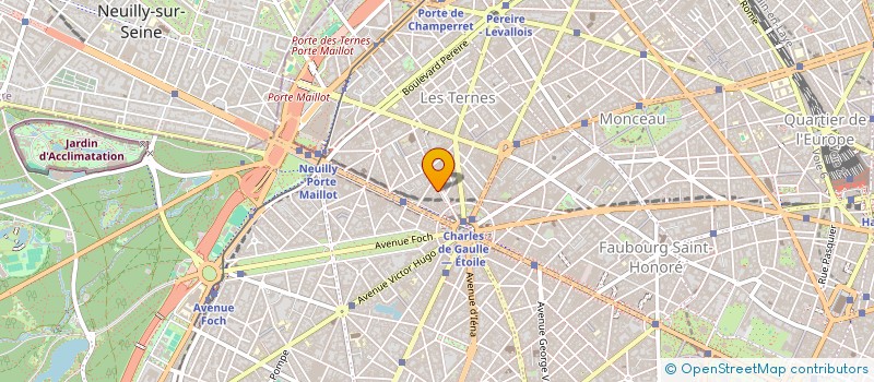 localisation de l'entreprise COPR 15 AV CARNOT  PARIS