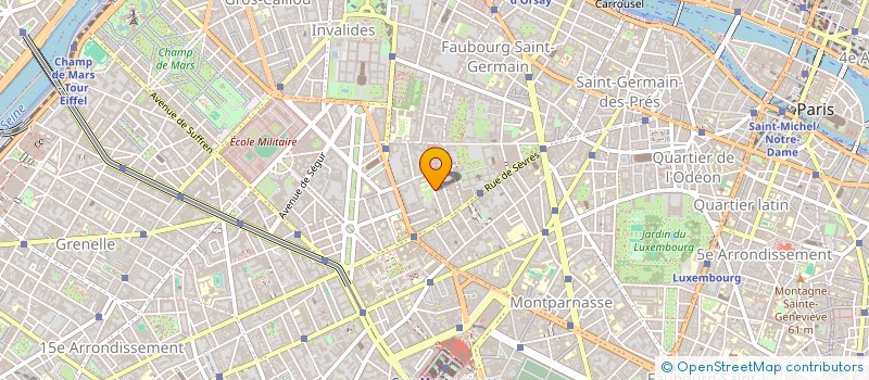 localisation de l'entreprise COPR 15 B RUE ROUSSELET 75007 PARIS  PARIS