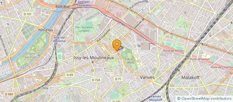 localisation de l'entreprise COPR 15 BD VOLTAIRE 92 ISSY LES MOULINEAUX à ISSY-LES-MOULINEAUX