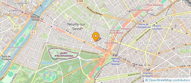 localisation de l'entreprise COPR 15 BIS RUE MADELEINE MICHELIS 92200 NEUILLY S SEINE à NEUILLY-SUR-SEINE