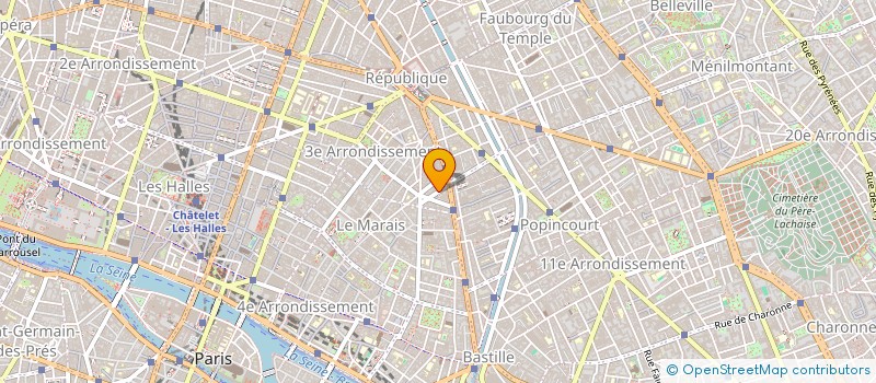 localisation de l'entreprise COPR 15 RUE COMMINES 75003 PARIS  PARIS