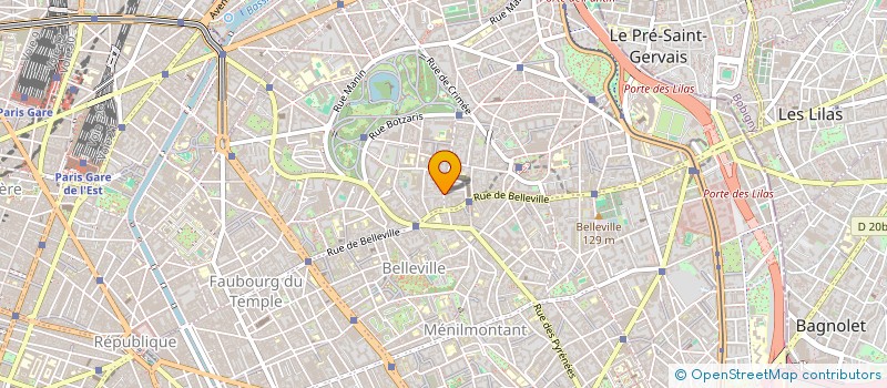 localisation de l'entreprise COPR 15 RUE DE LA VILLETTE 75019 PARIS  PARIS