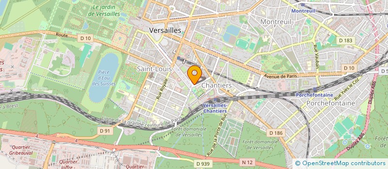 localisation de l'entreprise COPR 15 RUE EDOUARD LEFEBVRE 78 VERSAILLES à VERSAILLES