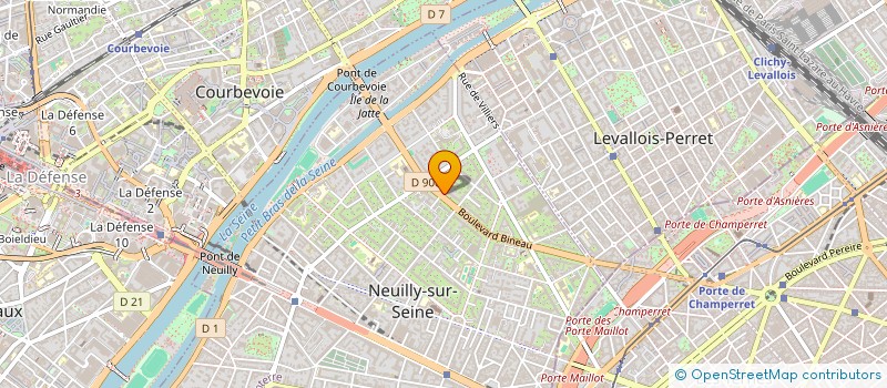 localisation de l'entreprise COPR 152 BD BINEAU 92 NEUILLY SUR SEINE à NEUILLY-SUR-SEINE