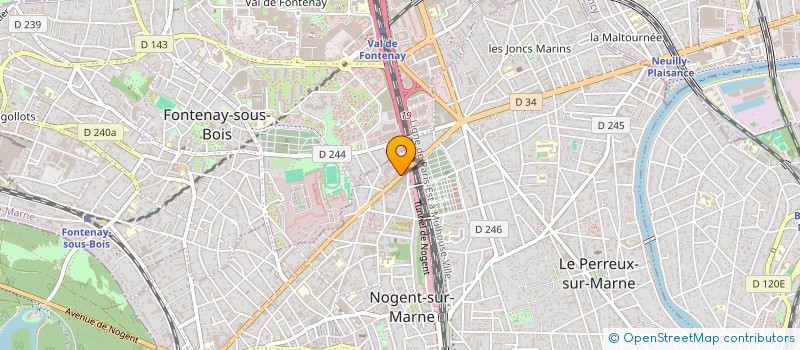 localisation de l'entreprise COPR 155 BD DE STRASBOURG 94130 NOGENT SUR MARNE à NOGENT-SUR-MARNE