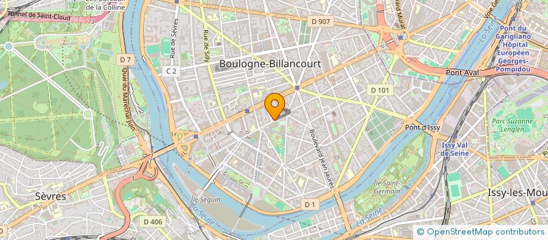 localisation de l'entreprise COPR 156 RUE DU VIEUX PONT DE SEVRES 92 BOULOGNE  BOULOGNE-BILLANCOURT