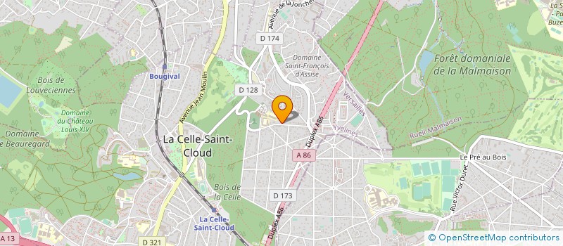 localisation de l'entreprise COPR 16/22 AV CIRCOURT 78170 LA CELLE SAINT CLOUD  LA CELLE-SAINT-CLOUD