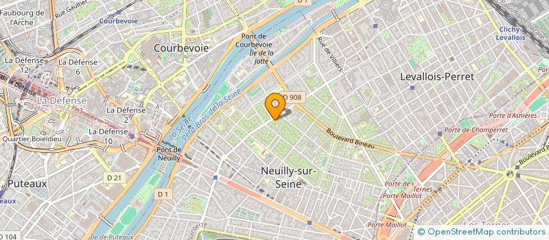 localisation de l'entreprise COPR 16 BD DU CHATEAU 92 NEUILLY SUR SEINE à NEUILLY-SUR-SEINE