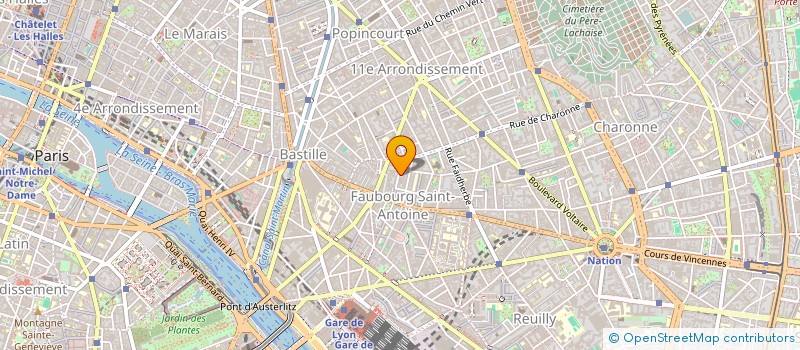 localisation de l'entreprise COPR 16 PAS MAIN D OR 75011 PARIS  PARIS