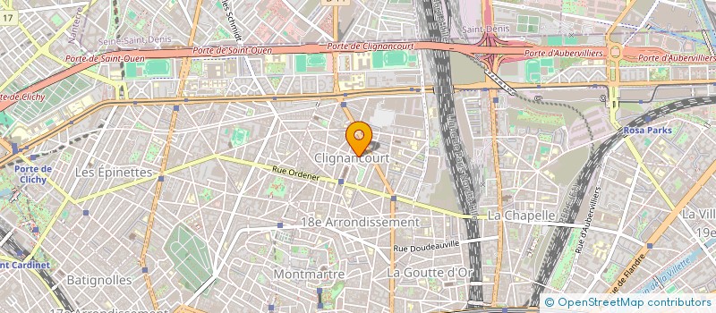 localisation de l'entreprise COPR 16 RUE JOSEPH DIJON 75018 PARIS  PARIS