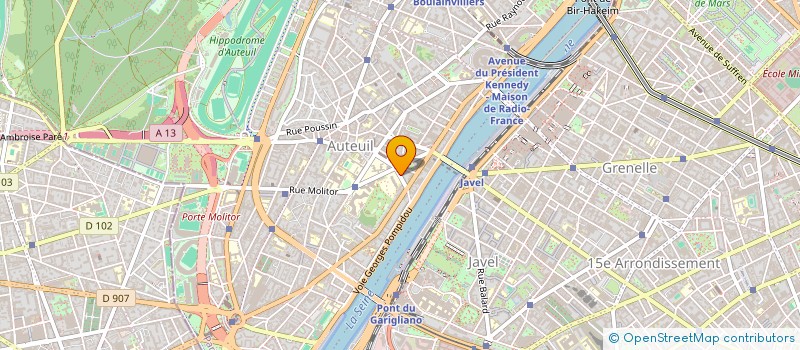 localisation de l'entreprise COPR 16 RUE WILHEM 75016 PARIS  PARIS