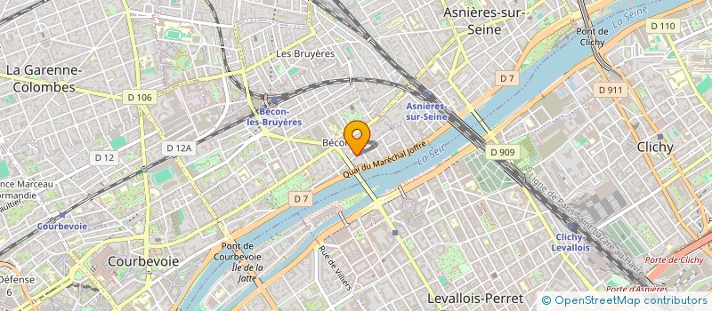 localisation de l'entreprise COPR 160 RUE J B CHARCOT 92400 COURBEVOIE à COURBEVOIE