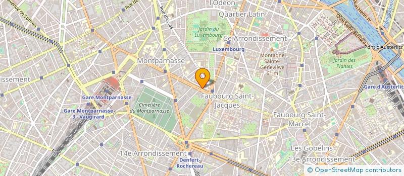 localisation de l'entreprise COPR 163 BLD DU MONTPARNASSE 75006 PARIS  PARIS