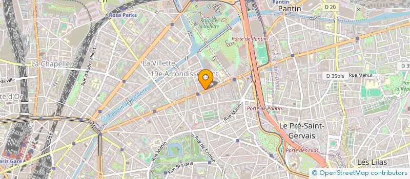 localisation de l'entreprise COPR 169 AV JEAN JAURES 75019 PARIS  PARIS