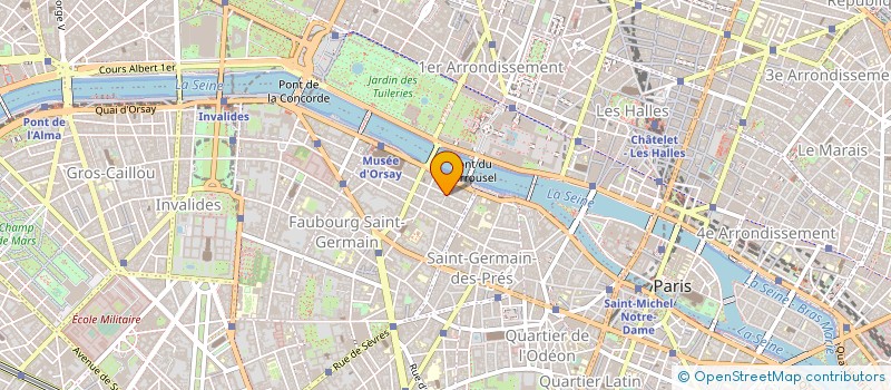 localisation de l'entreprise COPR 17 19 RUE DE LILLE 75007 PARIS  PARIS