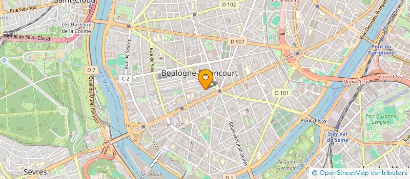localisation de l'entreprise COPR 17 ALLEE MAILLASSON 92 BOULOGNE BILLANCOURT à BOULOGNE-BILLANCOURT