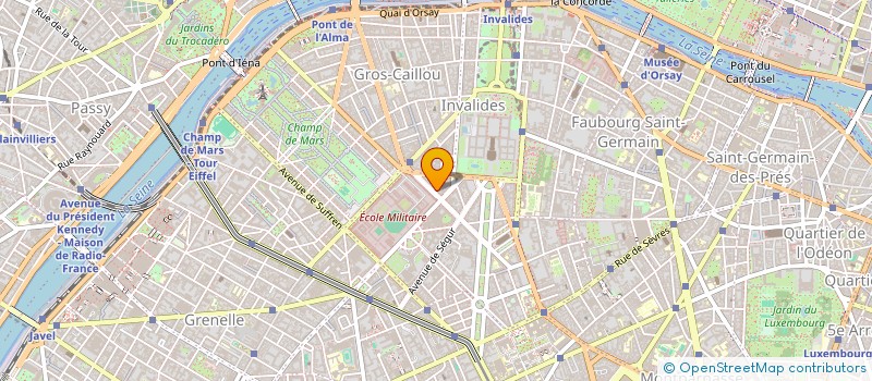 localisation de l'entreprise COPR 17 AV DUQUESNE 75007 PARIS  PARIS