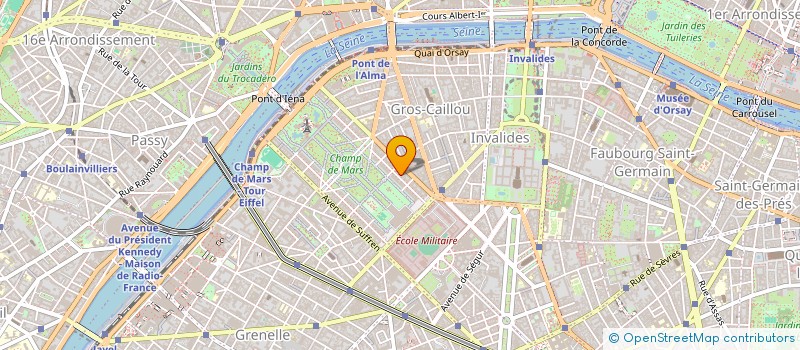 localisation de l'entreprise COPR 17 AV EMILE DESCHANEL 75007 PARIS  PARIS