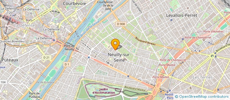 localisation de l'entreprise COPR 17 BD D ARGENSON 92200 NEUILLY SUR SEINE à NEUILLY-SUR-SEINE