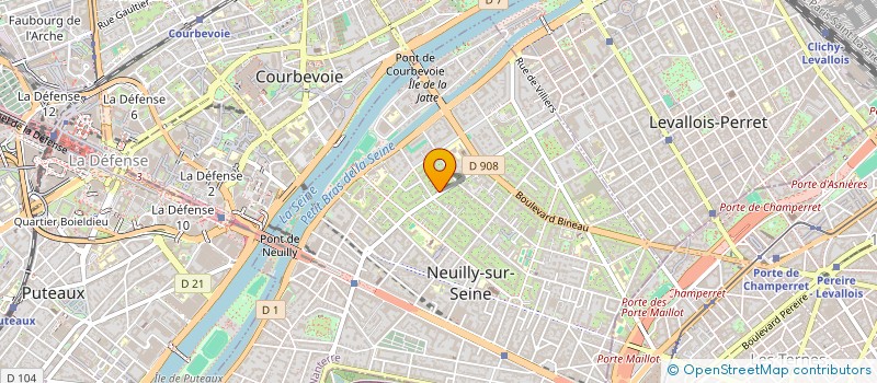 localisation de l'entreprise COPR 17 BD DU CHATEAU 92200 NEUILLY SUR SEINE à NEUILLY-SUR-SEINE