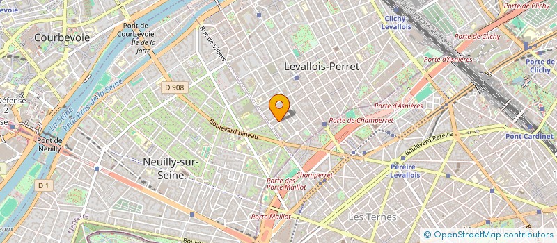 localisation de l'entreprise COPR 17 R VERGNIAUD à LEVALLOIS-PERRET