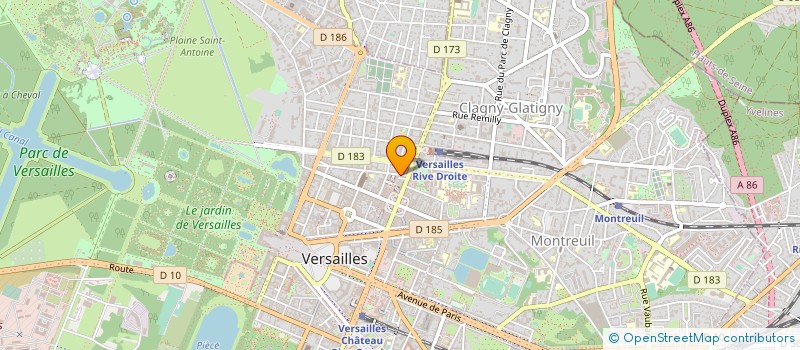 localisation de l'entreprise COPR 17 RUE BAILLET REVIRON 78000 VERSAILLES à VERSAILLES