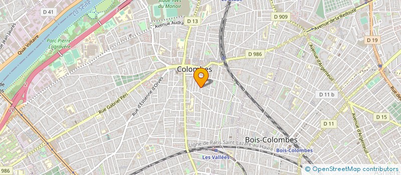 localisation de l'entreprise COPR 17 RUE CERISIERS 92700 COLOMBES à COLOMBES