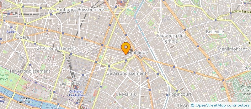 localisation de l'entreprise COPR 17 RUE MESLAY 75003 PARIS  PARIS