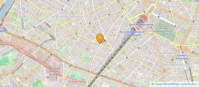 localisation de l'entreprise COPR 17 RUE VOUILLE 75015 PARIS  PARIS