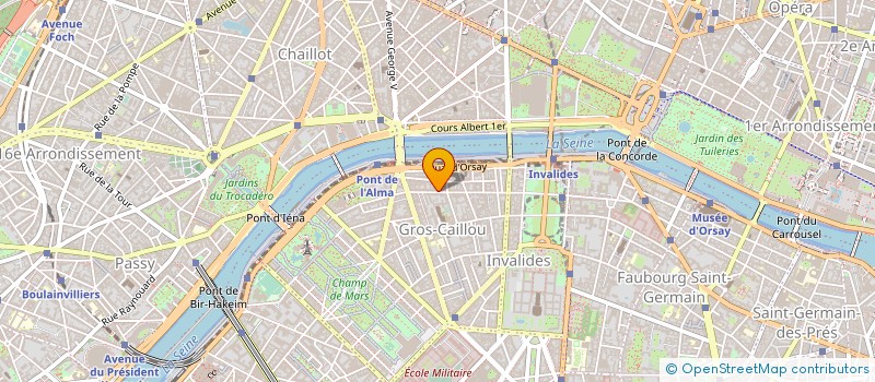 localisation de l'entreprise COPR 172 RUE DE L UNIVERSITE 75007 PARIS  PARIS