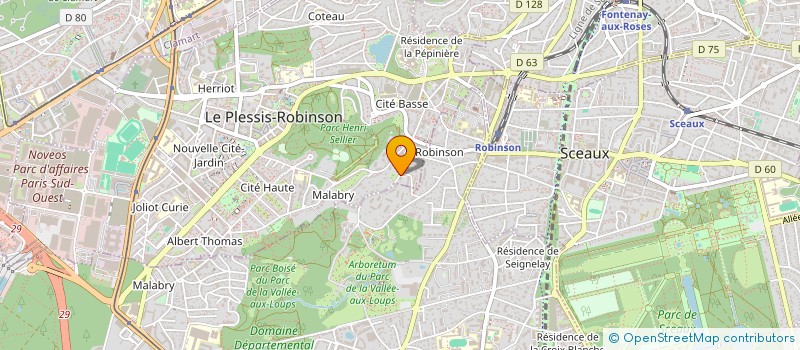 localisation de l'entreprise COPR 174 RUE D AULNAY 92350 LE PLESSIS ROBINSON  LE PLESSIS-ROBINSON