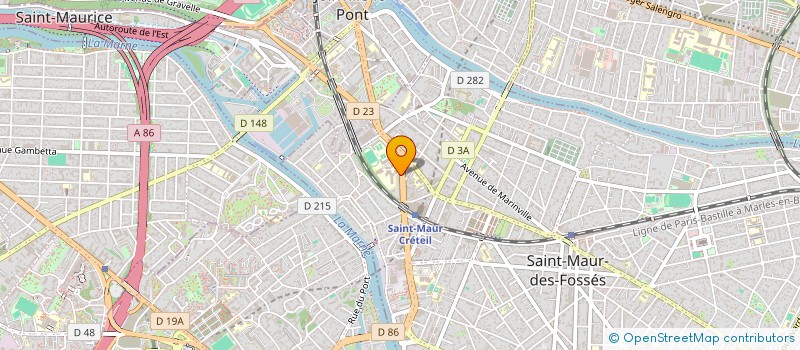 localisation de l'entreprise COPR 18-20 RUE DU PONT DE CRETEIL 94210 SAINT MAUR DES FOSSES à SAINT-MAUR-DES-FOSSES
