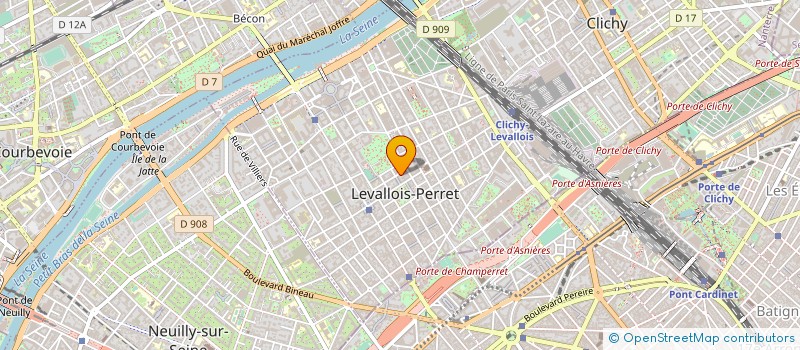 localisation de l'entreprise COPR 18 20 RUE PASTEUR 92 LEVALLOIS PERRET à LEVALLOIS-PERRET