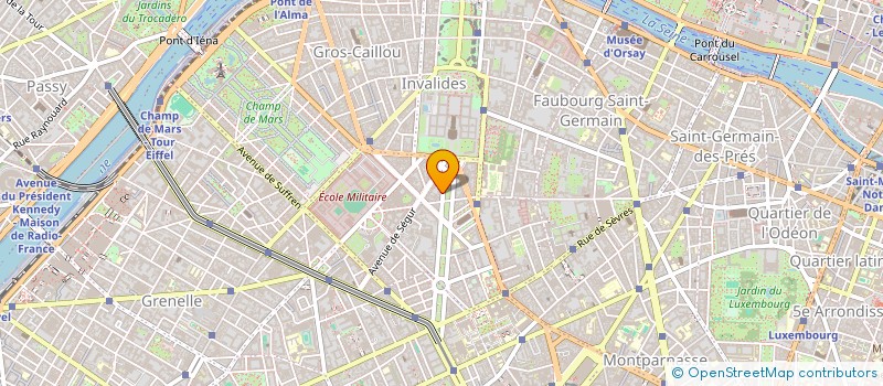 localisation de l'entreprise COPR 18 AV DE BRETEUIL 75007 PARIS  PARIS