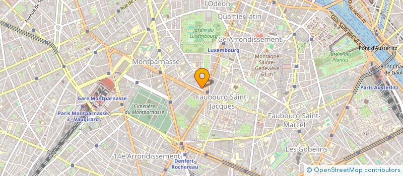 localisation de l'entreprise COPR 18 AV DE L OBSERVATOIRE 75006 PARIS  PARIS